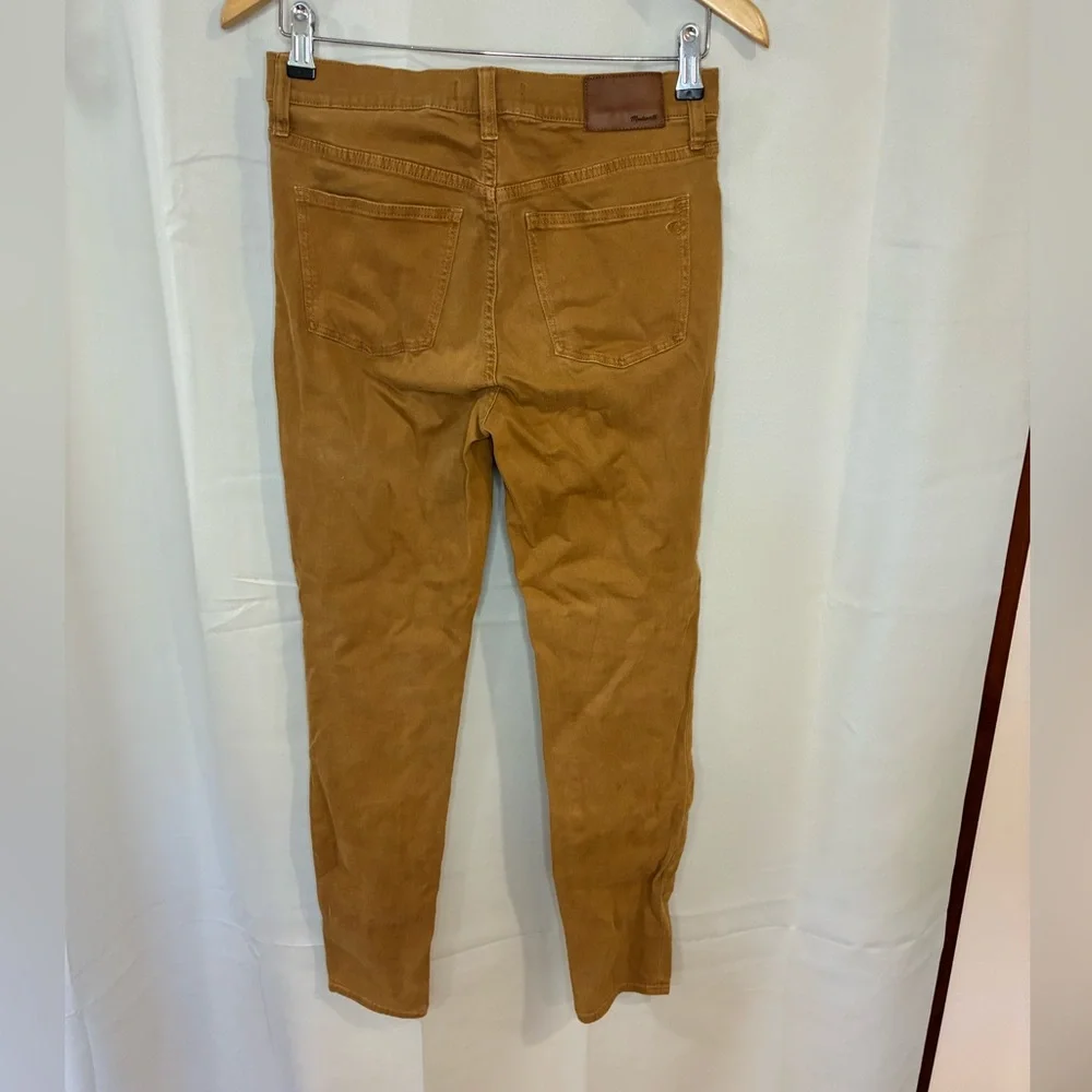 Madewell 9” High Riser Skinny Skinny Brown‎ Chino Jeans Womens 27/28